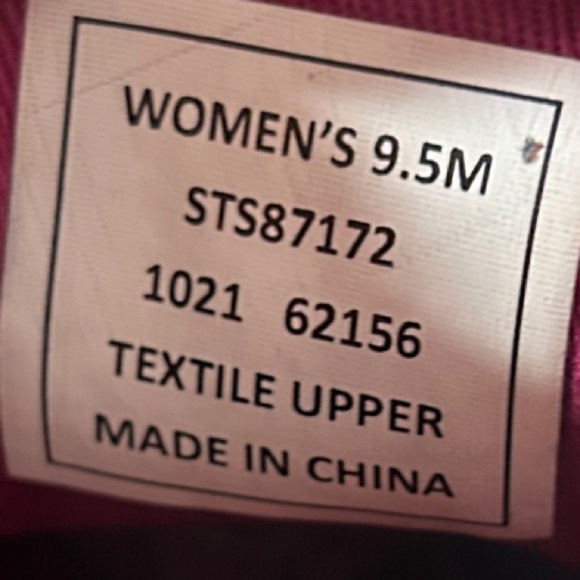 Sperry Women's Pink Canvas Sneakers - Picture 8 of 8